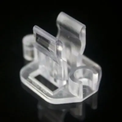 100-Pack Weather-Resistant Rope Light Clips for Permanent or Temporary Setup