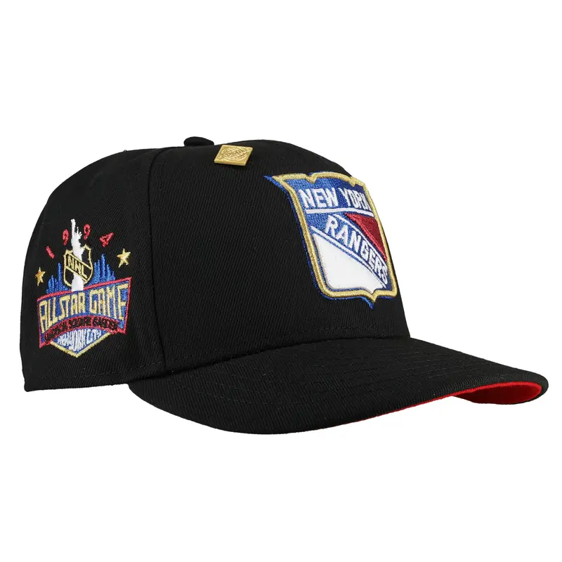1994 All-Star Game New York Rangers 59Fifty Fitted Hat – Metallic Silver Accent