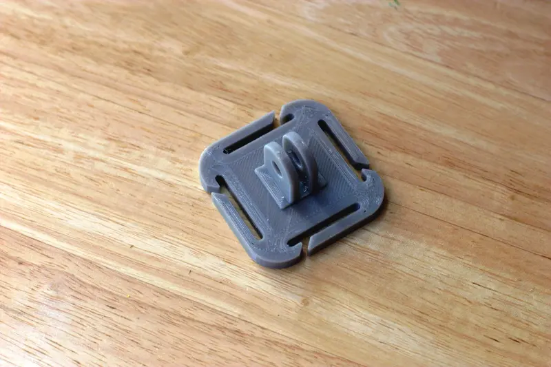 2-Prong GoPro MOLLE Mount – Dual-Axis Action Camera Carrier for Tactical Wearables
