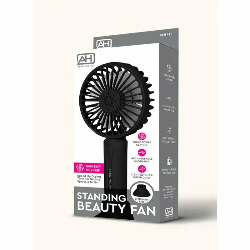 Absolute Hot Standing Beauty Fan – Adjustable Height, Quiet Oscillating Design
