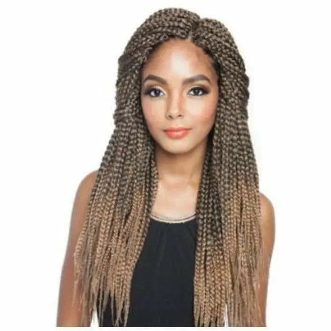 Afri-Naptural Full Box Braids – 20-Inch Pre-Looped Synthetic Extensions