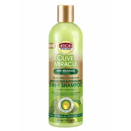 African Pride 2-in-1 Moisturizing Shampoo & Conditioner (12 oz)
