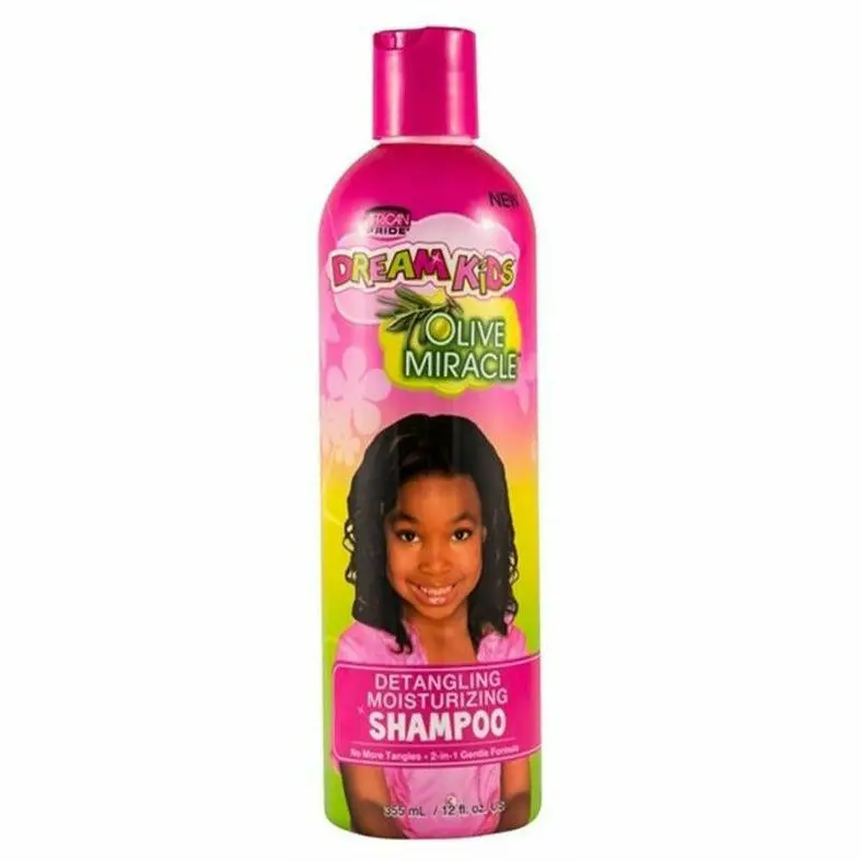 African Pride Dream Kids Moisturizing Shampoo – Sulfate-Free Cleanser for Delicate Hair