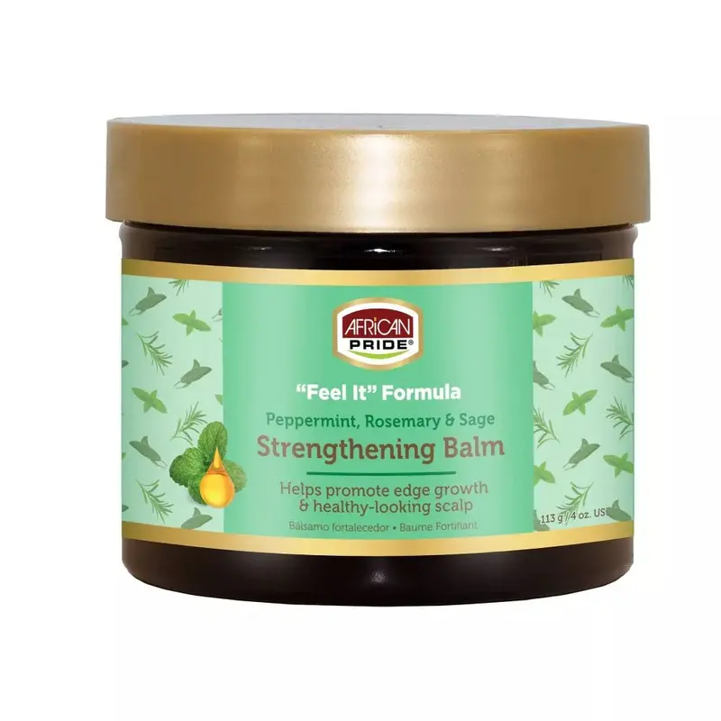 African Pride Feel It Formula Hair Strengthening Balm – 4 oz