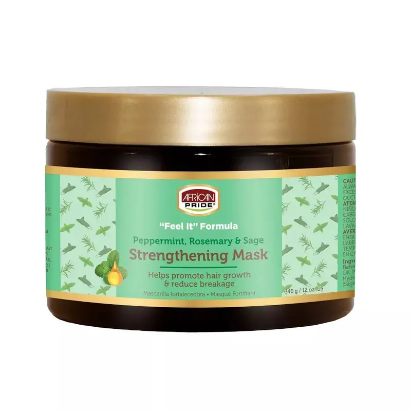 African Pride Feel It Formula Strengthening Hair Mask – 12 oz
