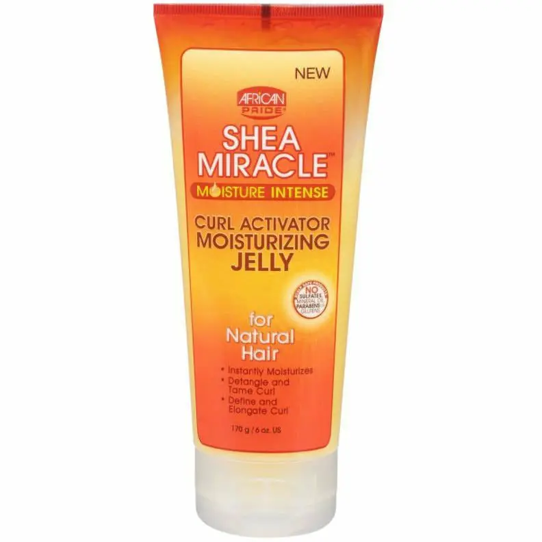 African Pride Shea Miracle Curl Activator Jelly – Defining, Moisturizing Gel