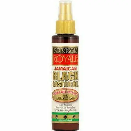 African Royale Jamaican Black Castor Oil with Rosemary – Fortifying Hair Oil Blend