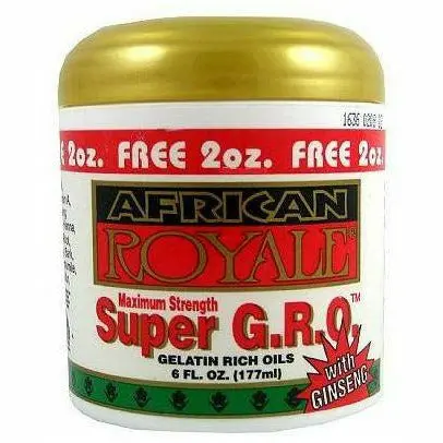 African Royale Super G.R.O Scalp & Hair Growth Treatment – 6 oz Fortifying Serum