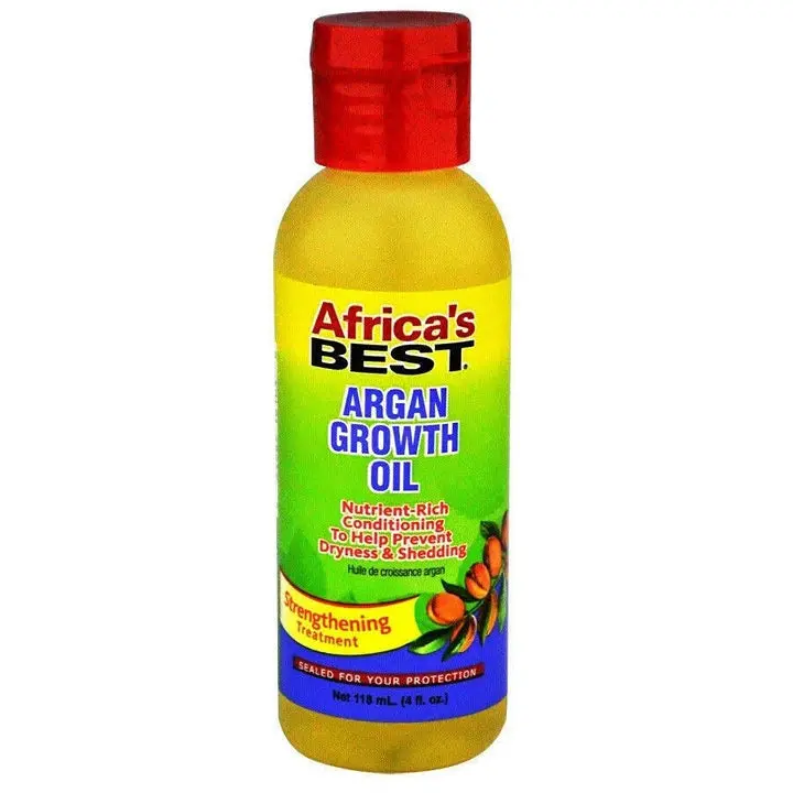 Africa’s Best Argan Growth Oil – 4 oz Nourishing Hair & Scalp Treatment