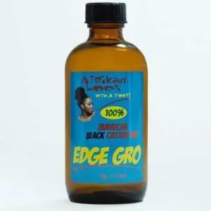 Afrikan Locs JBCO Edge Gro – 4 oz Fortified Castor Oil Blend for Edge & Scalp Health