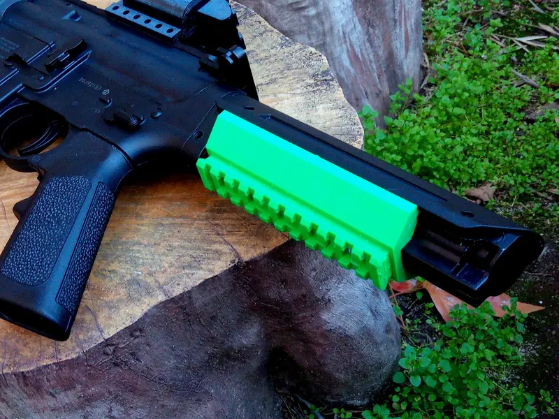AirPower3D Buffer Tube with 11-Slot Picatinny Rail – Compatible with Crosman DPMS SBR Air Rifles