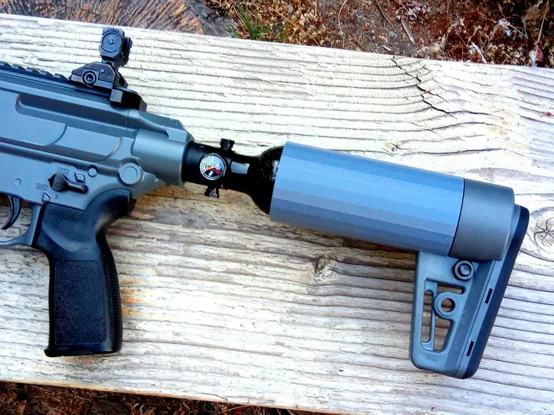 AirPower3D PCP Bottle Shoulder Stock Cover – Custom Fit for MCX Virtus Air Rifle