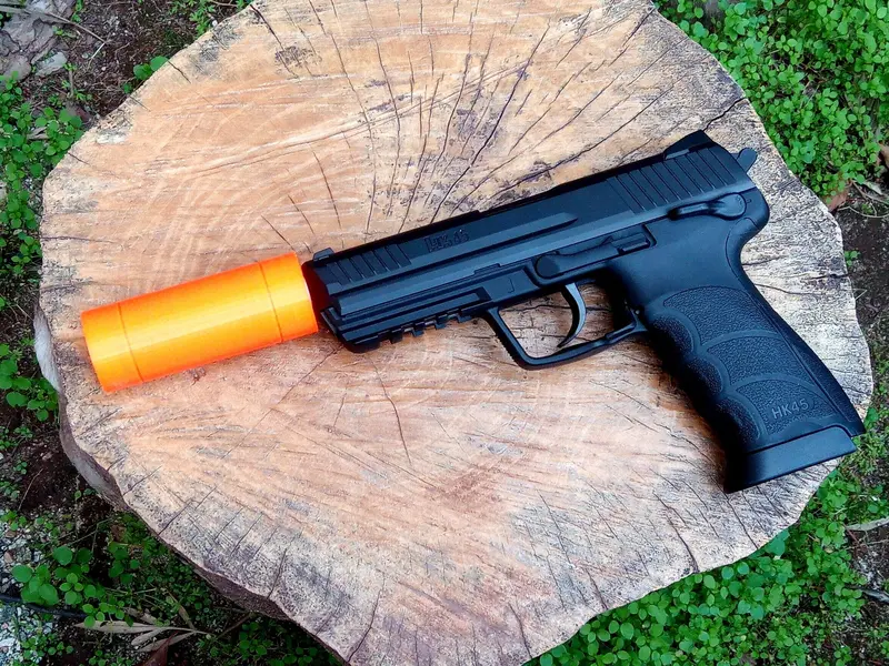 AirPower3D Scar Cheetah Mock Compensator for Daisy 340 Air Pistol – LARP & Action Prop