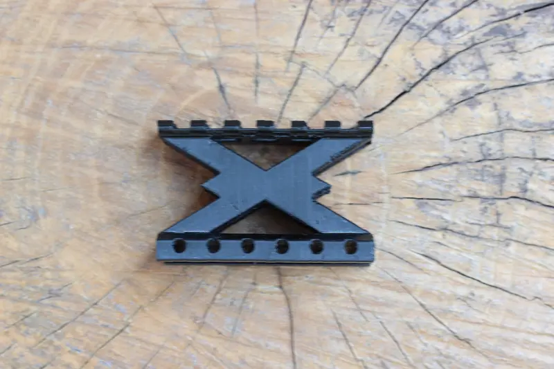 AirPower3D Type X2 Picatinny Riser – 1.5″ Height, 6-Slot Aluminum Rail for Precision Accessory Positioning