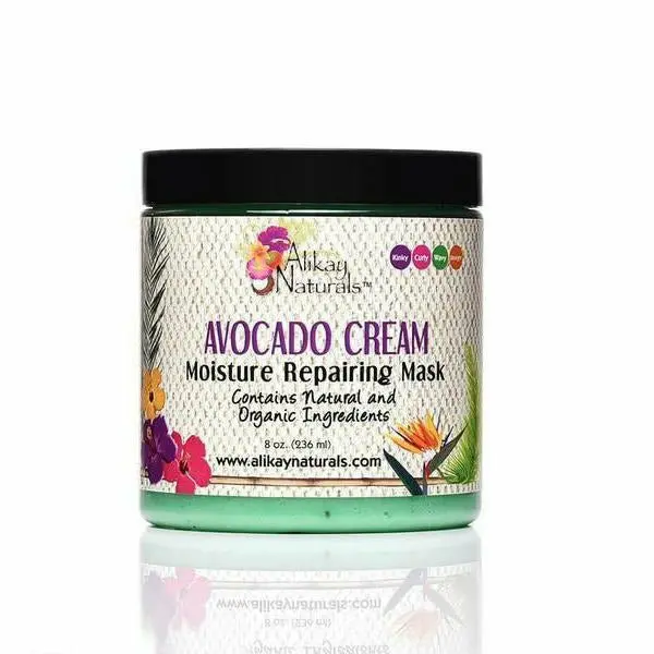 Alikay Naturals Avocado Cream Repair Mask for Damaged Hair (8 oz)