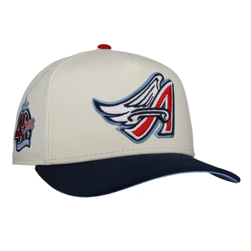 Anaheim Angels 40th Season Trippy Design 9Fifty Snapback Cap