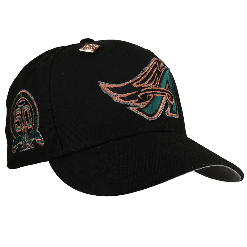 Anaheim Angels 50th Anniversary Smoked Pine Crest Metallic 59Fifty Cap