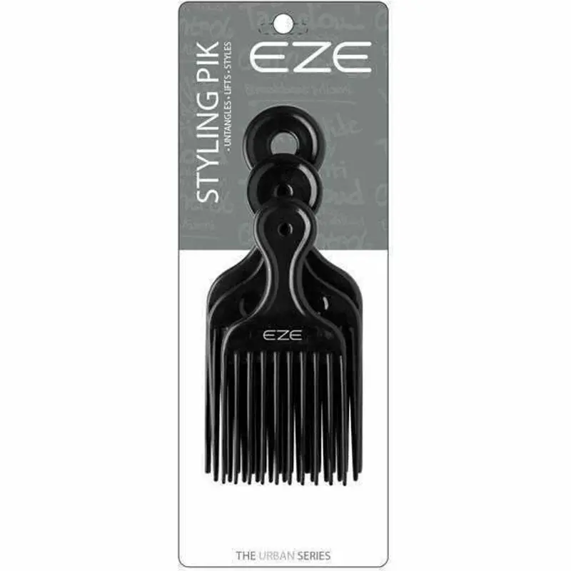 Annie EZE Fist Styling Pik – Contoured Handle, Reinforced Tines for Precision Styling (#6677)