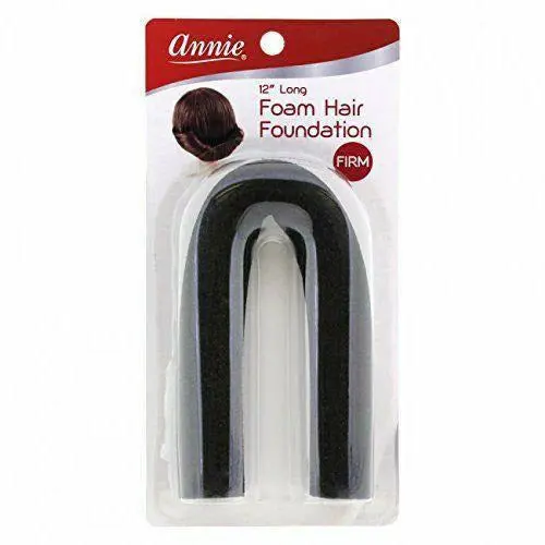Annie Foam Hair Foundation Roll – 12-Inch Long Styling Base for Braids & Weaves