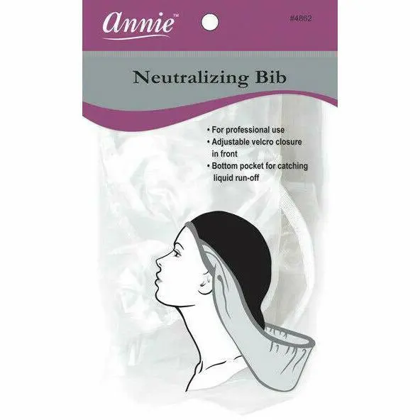 Annie Neutralizing Bib #4862 for Salon-Grade Chemical Service Protection