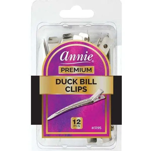 Annie Premium Duckbill Hair Clips – Set of 12