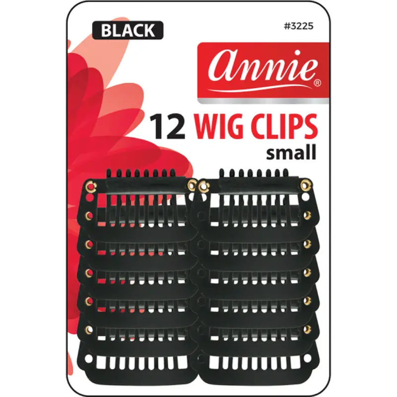 Annie Small Wig Clips – Pack of 12 Secure #3225 Fasteners for Lightweight Wigs