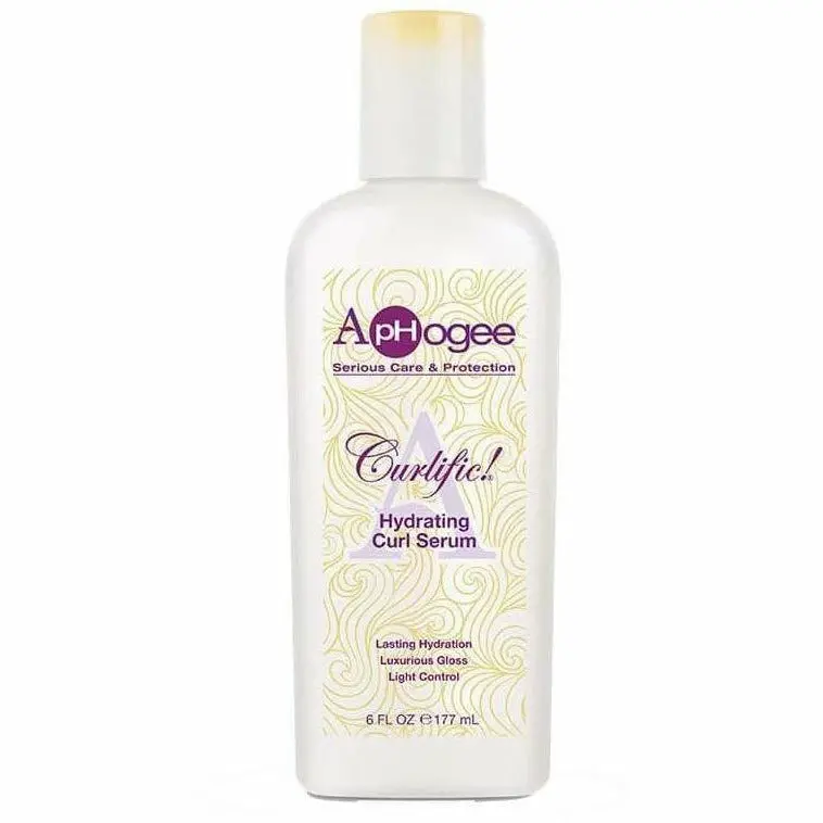 APHOGEE Curlific! Hydrating Curl Serum – Frizz-Free Definition (6 oz)
