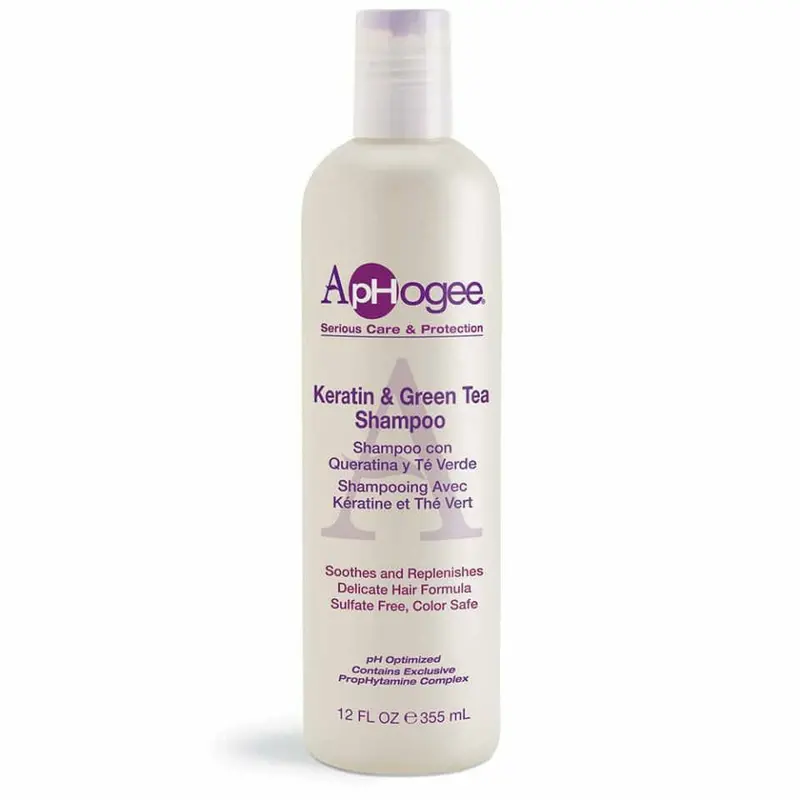 APHOGEE Keratin & Green Tea Shampoo – Antioxidant Cleanser (12 oz)