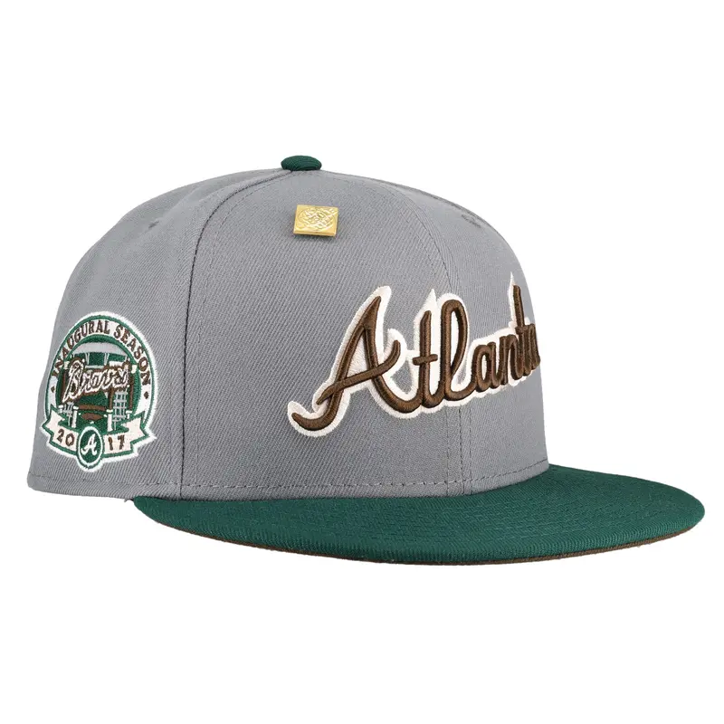 Atlanta Braves 2017 Inaugural Season Grey Patch 59Fifty Fitted Cap