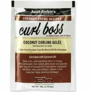 Aunt Jackie’s Curl Boss Coconut Curling Gelee – 1.75 oz