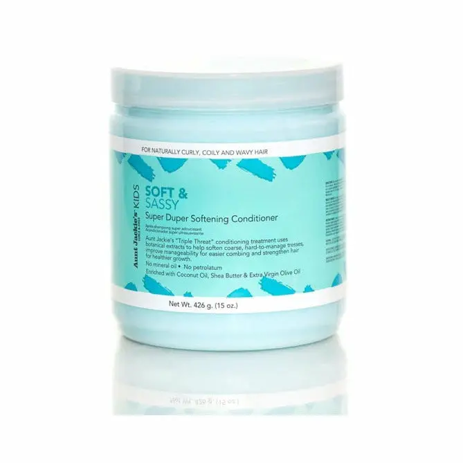 Aunt Jackie’s Girls Super Duper Softening Conditioner – Deep Hydration & Smoothness, 15 oz