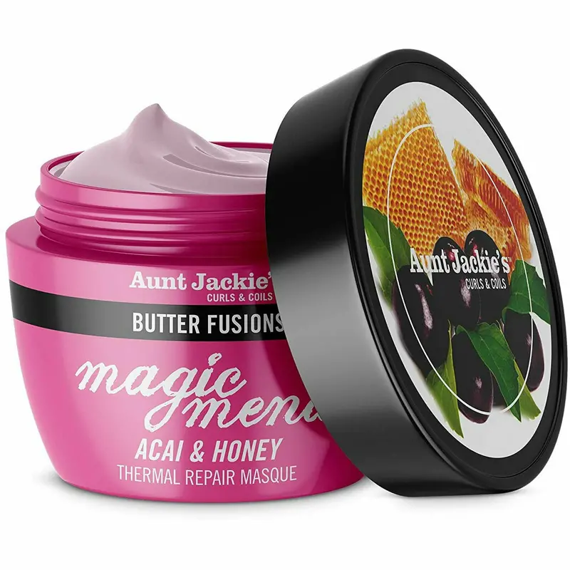 Aunt Jackie’s Magic Mend Thermal Repair Mask – 8 oz Heat-Damage Restorer