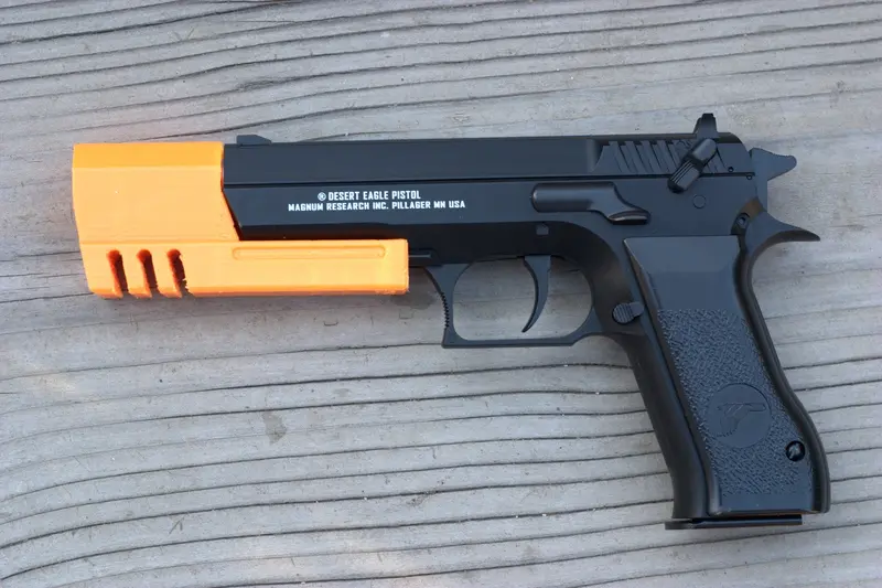 Baby Desert Eagle GBB Compensator – Weighted Match-Grade Accessory for Realistic Airsoft Handling