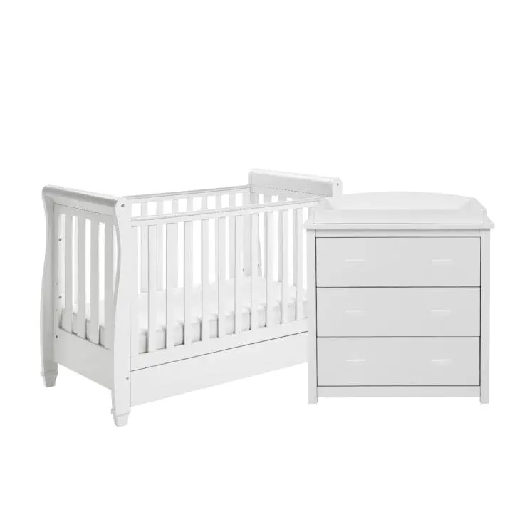 Babymore Eva Nursery Room Set (2-Piece) – White