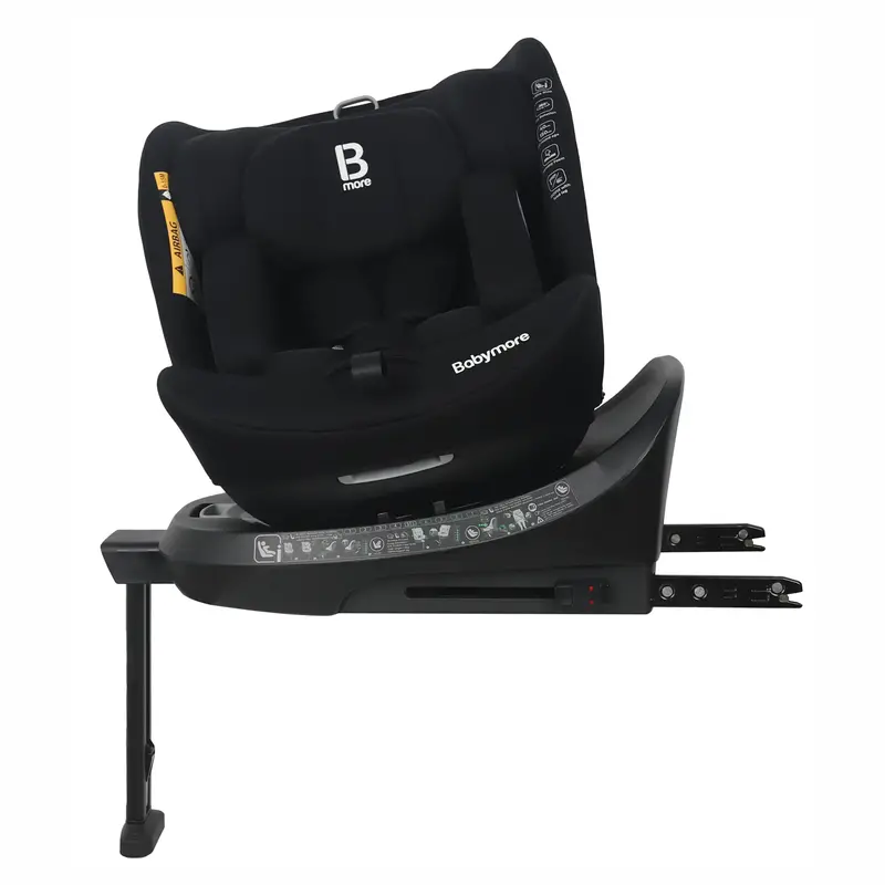 Babymore Shea 360° i-Size All-in-One Car Seat – Sleek Black
