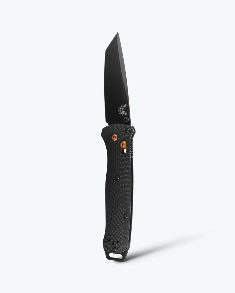 Bailout Carbon Fiber Tanto Knife – Black Coated Blade