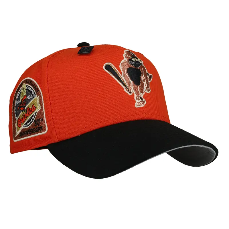 Baltimore Orioles 30th Anniversary Orange-Black Metallic 59Fifty Fitted Baseball Cap