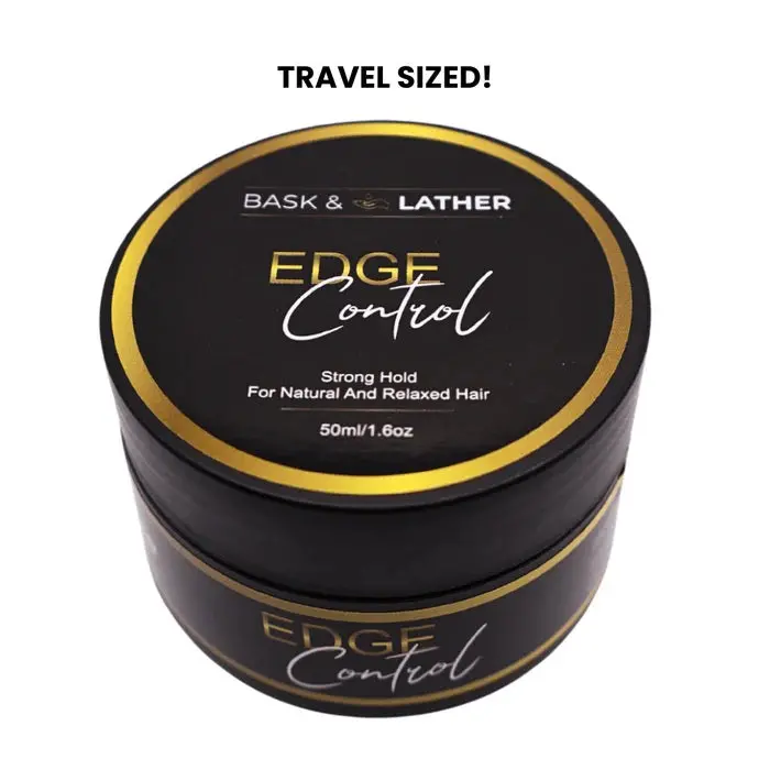 BASK AND LATHER Strong-Hold Edge Control Gel – 1.6 oz