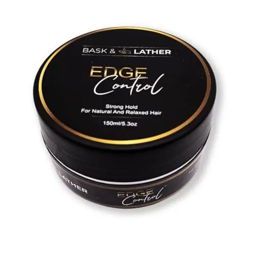 BASK AND LATHER Strong-Hold Edge Control Gel – 5.3 oz