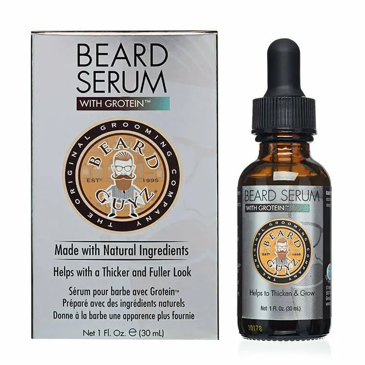 Beard Guyz Organic Beard Serum – Lightweight Growth & Conditioning Formula, 1 oz