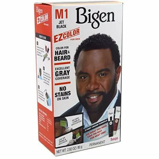 Bigen EZ Color for Men – At-Home Hair & Beard Dye Kit