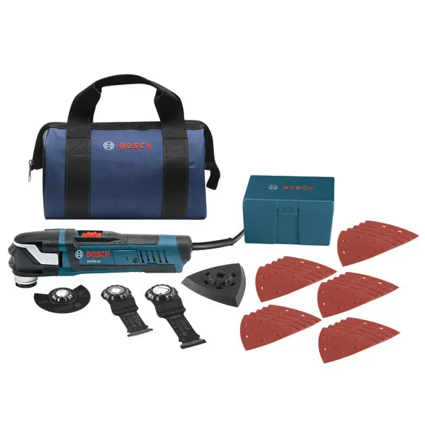 Bosch GOP40-30B StarlockPlus Oscillating Multi-Tool Kit – 30-Piece