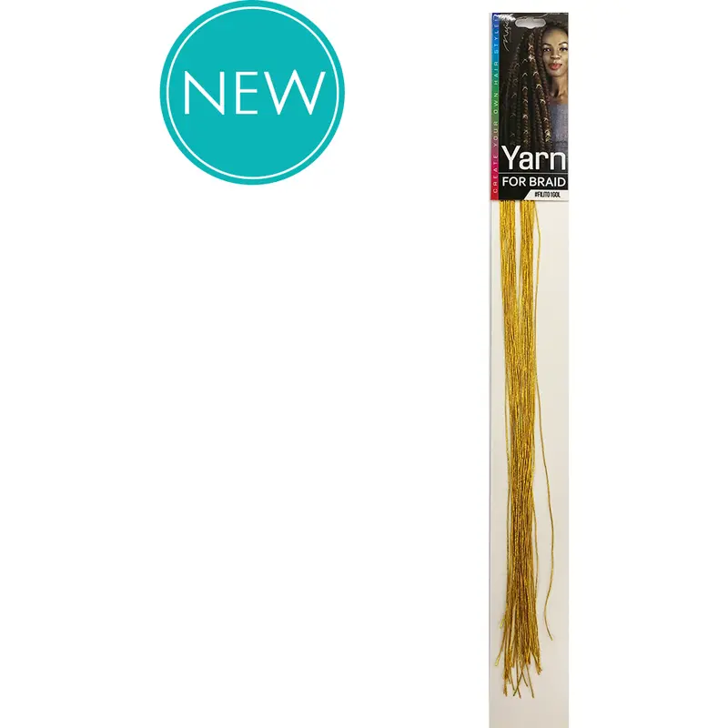 Braiding Yarn – Metallic Gold Thread for Protective Styles