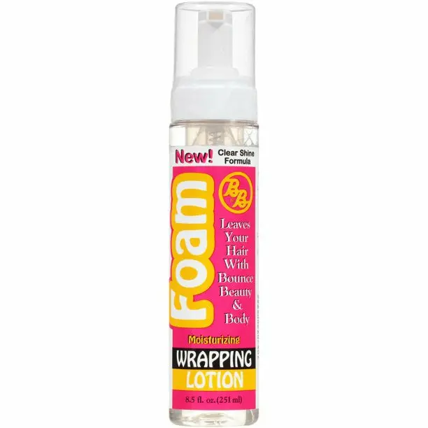Bronner Brothers Moisturizing Wrapping Lotion Foam – Lightweight Hydration