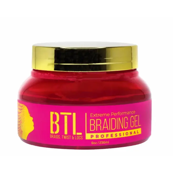BTL Extreme Performance Braiding Gel – Firm Hold, Non-Flaking Formula