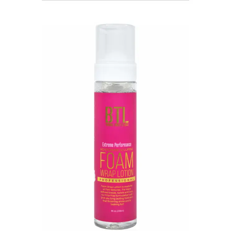 BTL Extreme Performance Foam Wrap Lotion – 8 oz High-Hold Setting Foam