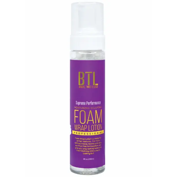 BTL Supreme Performance Foam Wrap Lotion – 8 oz Enhanced Flex-Hold Foam