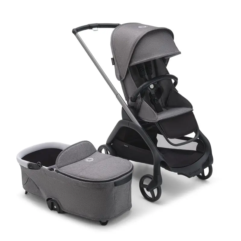 Bugaboo Dragonfly Pushchair + Carrycot – Grey Melange