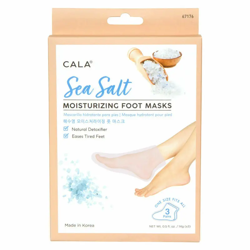 Cala Sea Salt Foot Mask – Exfoliating & Hydrating #67176