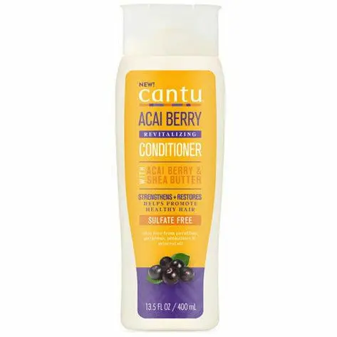Cantu Acai Berry Silicone-Free Conditioner – Lightweight Moisture Boost, 13.5 oz